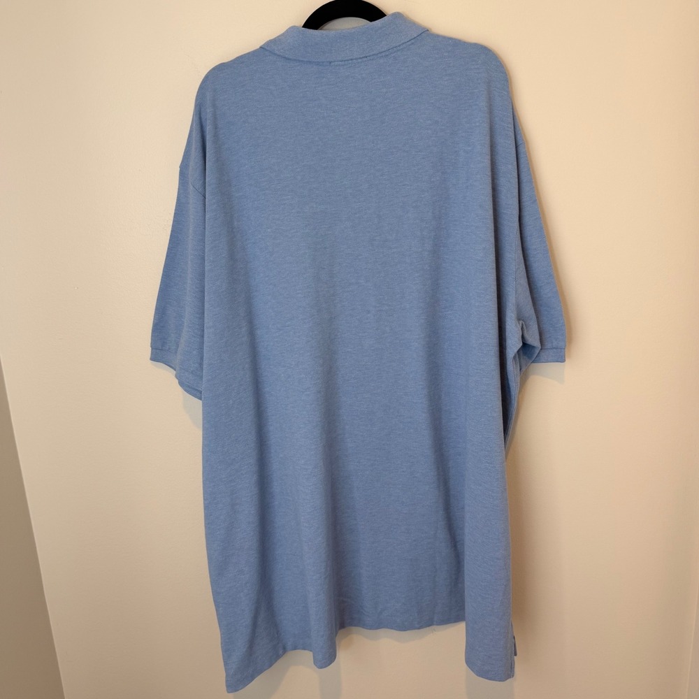 Polo Ralph Lauren Classic Fit Collared Polo Shirt (4XLT) NEW Cotton Blue Preppy - Picture 15 of 15
